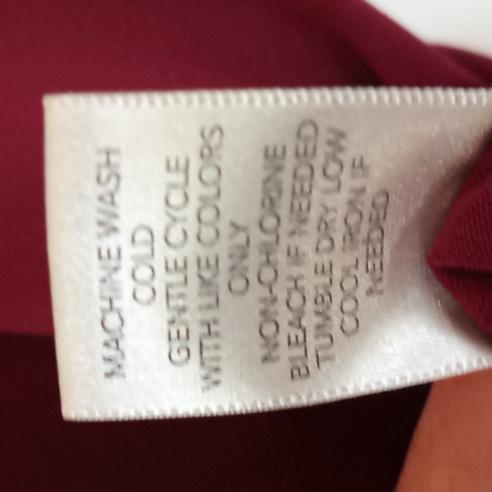 Tank top burgundy maroon p/XL christopher &banks - Picture 3 of 3
